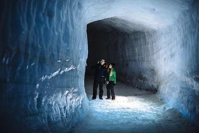 Into the glacier Atlantik DMC PCO Incentive Cruise Events Conferences Iceland