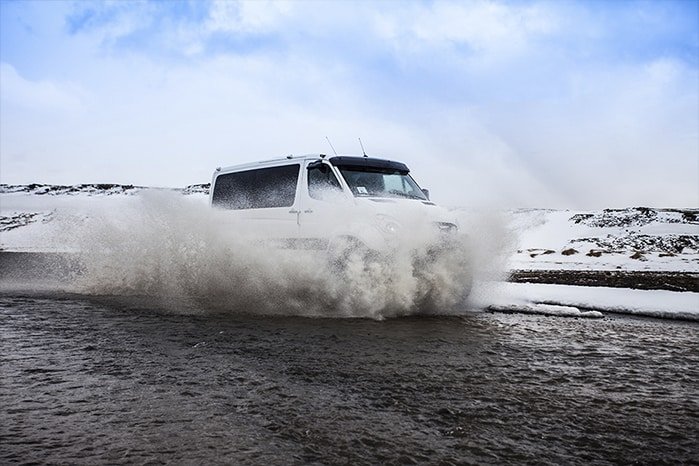 Super jeep river Atlantik DMC PCO Incentive Cruise Events Conferences Iceland