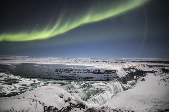 northern lights gullfoss Atlantik DMC PCO Incentive Cruise Events Conferences Iceland